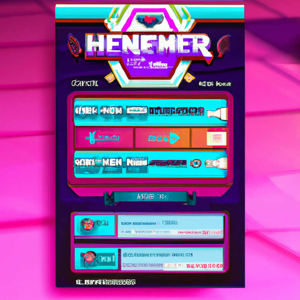 HUD overlay and leaderboard